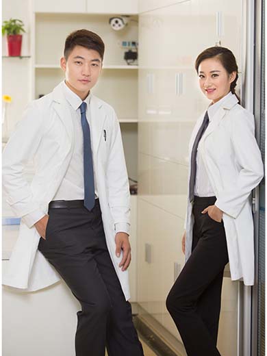 白大褂醫生服長袖實驗服短袖醫師夏冬修身醫院工作服